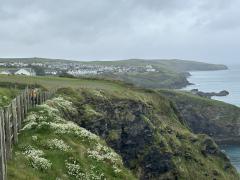 That's Port Isaac and we can see the car park!